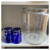 General Store Sales Counter Style Glass Jar &