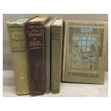(5) 1800s - 1900s Books #1 - Some Damage / As-Is -