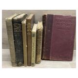 (5) 1800s - 1900s Books #2 - Some Damage / As-Is -