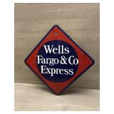 Vintage Porcelain  Wells Fargo & Co Express