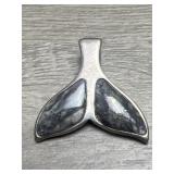 Sterling Whale Tail Pendant 6.4 TGW