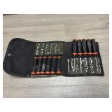 Portable Snap-On Screwdriver Set w/ Case