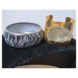 (2) Costume Jewelry Bracelets (SS1)