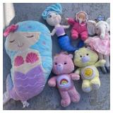 Carebears & Other Plush Lot -