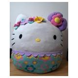 Large Hello Kitty Floral Squishmallow Plush