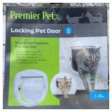 Locking Pet Door - For Small Dogs / Cats - New I