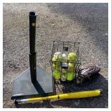 Softball Gear - Easton Bat, Franklin 14" Leather