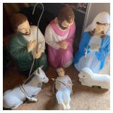 Vtg Empire Blow Molds Nativity Scene - USA Made -