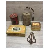 Primitive Household Decor Tins & More
