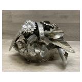 Metal Flower Folk Art