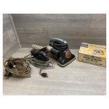 (3) Ctg Portable Irons & Vacuum- All Untested-