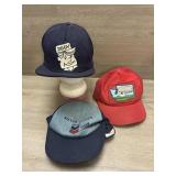 (3) Vintage Trucker Hats Chevron, Ziggys & More