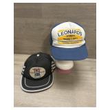 (2) VTG Trucker Hats Meston Semi & Spokane WA