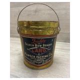 Butte Montana Bow Brand Lard Tin 4LB