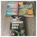 (3) Cannabis Books / Grow Guides -