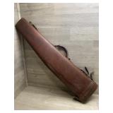Vtg Rifle Case - Leather - Marked 33RA 20G28 -
