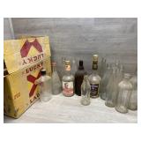 Vintage Soda, Liquor & More Bottle with Box -