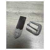 Ladies Belt Buckle and Tip