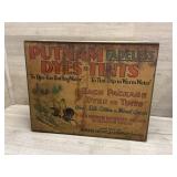 Putnam Dyes-Tints Antique Cabinet w/ Dyes Inside