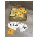 Antique Retail Store Price Tags Categorized By