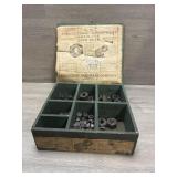 Antique Agriculture Absolute Lock Nuts W/ Case