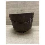Antique Cast Iron 3 Leg Cauldron Kettle
