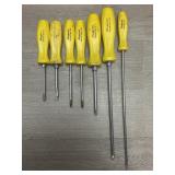 7PC Snap-On Screw Driver Assortment