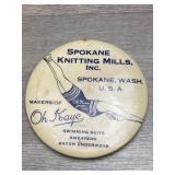 Antique Spokane Kitting Mills Advertising 3.5"