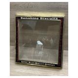 Antique Sunshine Biscuits Glass Door Lid