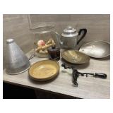 Antique Dads Cookies Jar w/ Assorted Kitchen Items