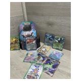 (10) Pokémon EX Cards ; Tin and Sleeves #3