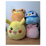 (4) Pokémon Squishmallow Plush