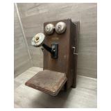 Antique Western Electric Wall Phone w/ Mouth Piece