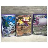 Pokemon EX Holos WigglyTuff; Skeledirge; Chatot