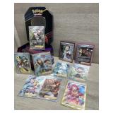 (10) Pokémon Trainers w/Tin and extra sleeves