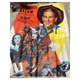 Vintage Rex Allen Movie Poster - 55x40"