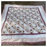 Floral Quilt - Queen Size - Used -