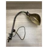 Vtg Table Clamp On Lamp