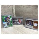 Baseball Buehler Inception card and 2 Relics