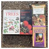 (4) Non Fiction Books - Trees, Vegetables & H