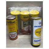 (8) Packs Of Vintage Tennis Balls - (1) Can