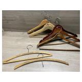 Wooden Hanger Lot With Advertising & Without -