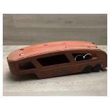 Structo Auto Hauling Trailer Pressed Steel 1950s