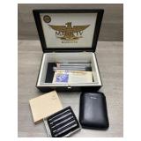 Mark IV Cigar Box with Various Cigar Holders &