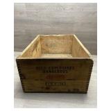 DuPont High Explosives Wood Box - 12x18x7' -