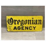16x7.5' Metal Oregonian Agency Sign