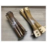 (2) Sets Of (4) MCM Table Legs - 12' & 16ï¿½