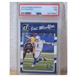 PSA Graded 7 2016 Donruss Pat McAfee Colts Card