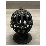 Vtg Cast Iron String/Yarn Footed Dispenser