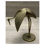 7' Brass Stork